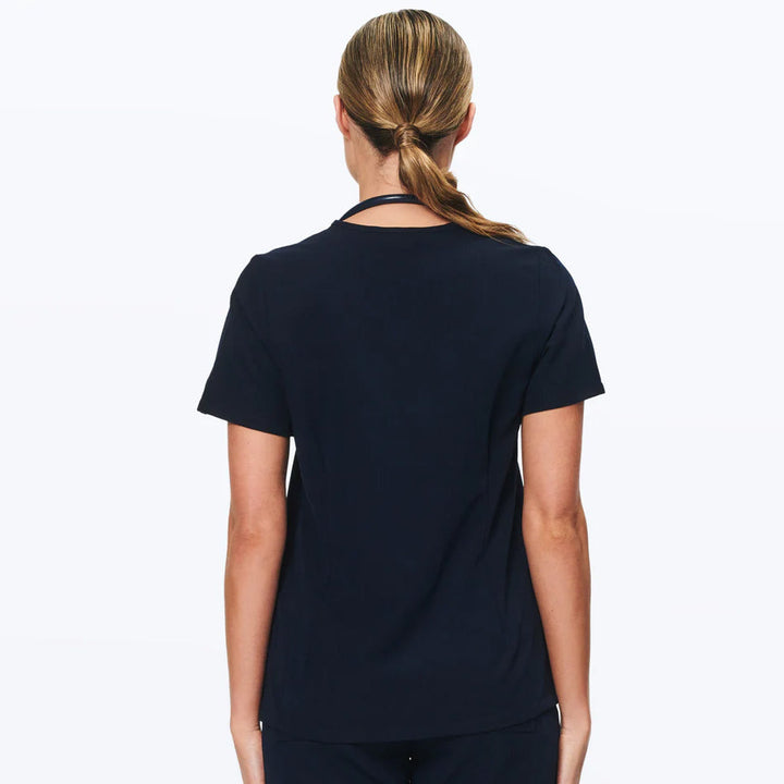 Womens Dr Woof 3-Pocket Scrub Top
