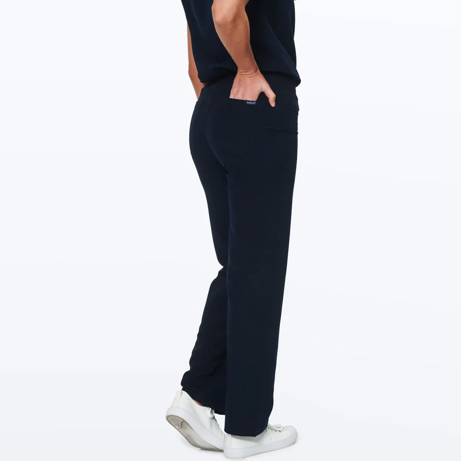 Womens Dr Woof Essential Straight-Cut Scrub Pants