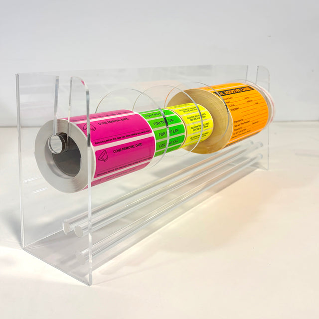 ACRYLIC LABEL HOLDER DISPENSER – VetStationery