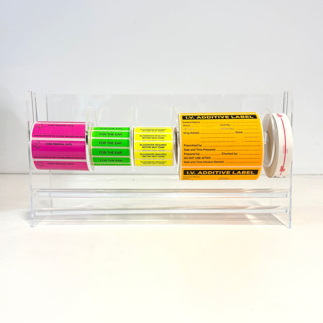 ACRYLIC LABEL HOLDER DISPENSER – VetStationery