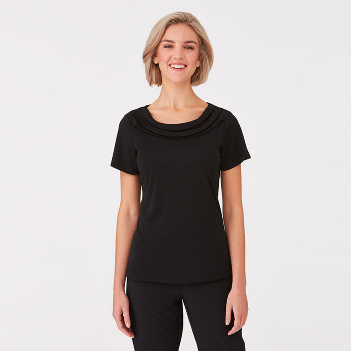 2227 - Womens City Collection Eva Short Sleeve Top