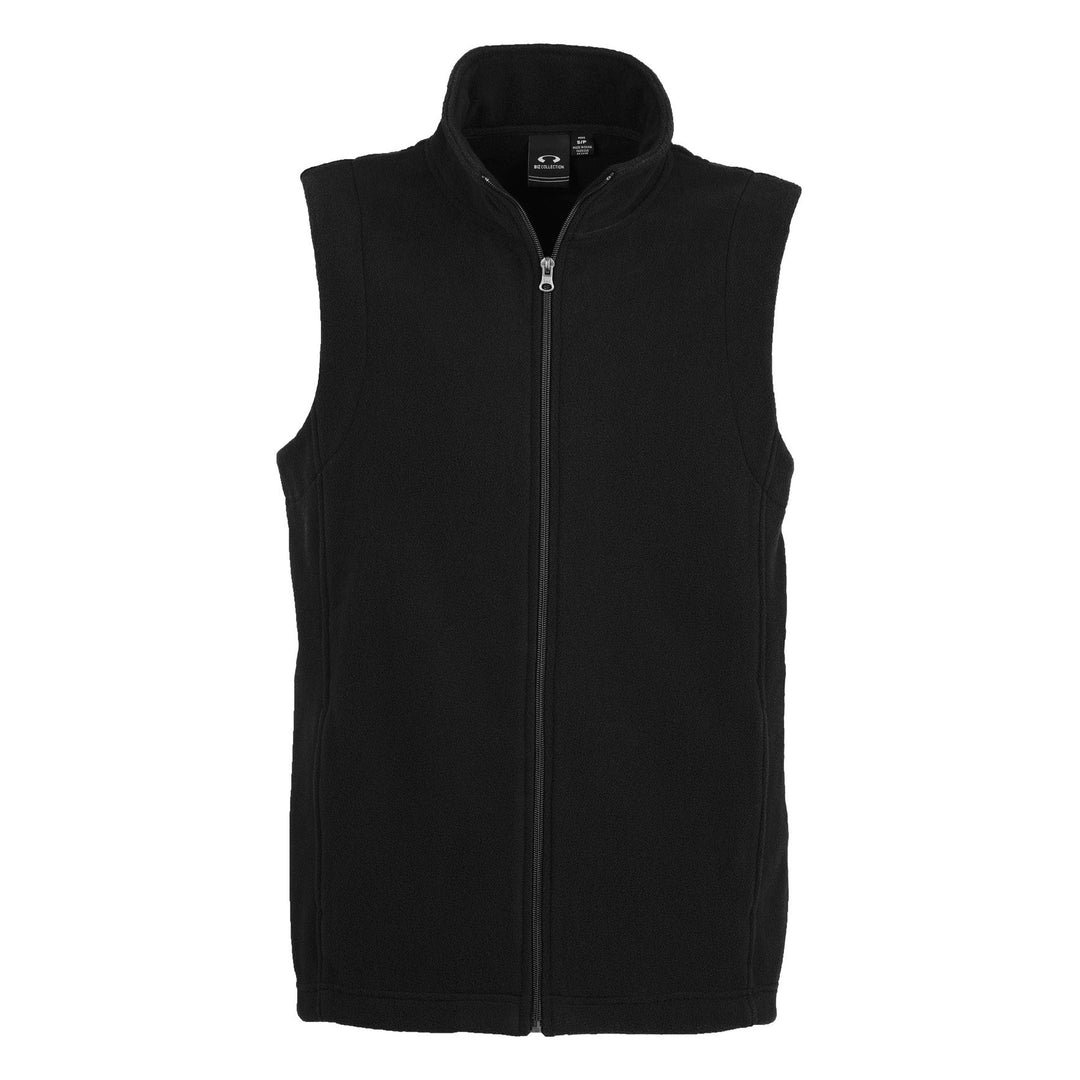 F233MN - Mens Biz Collection Plain Micro Fleece Vest