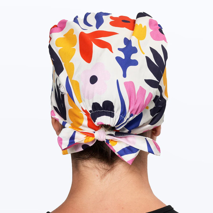 Dr Woof Scrub Cap - Flower Market