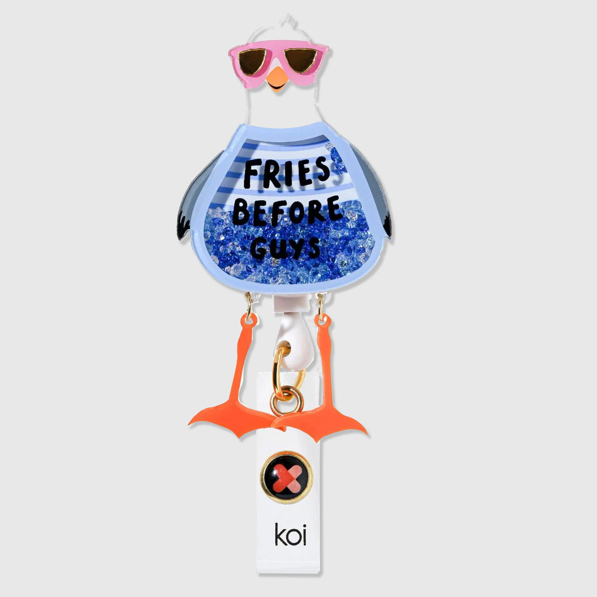 Koi Retractable ID Badge - Fries Before Guys