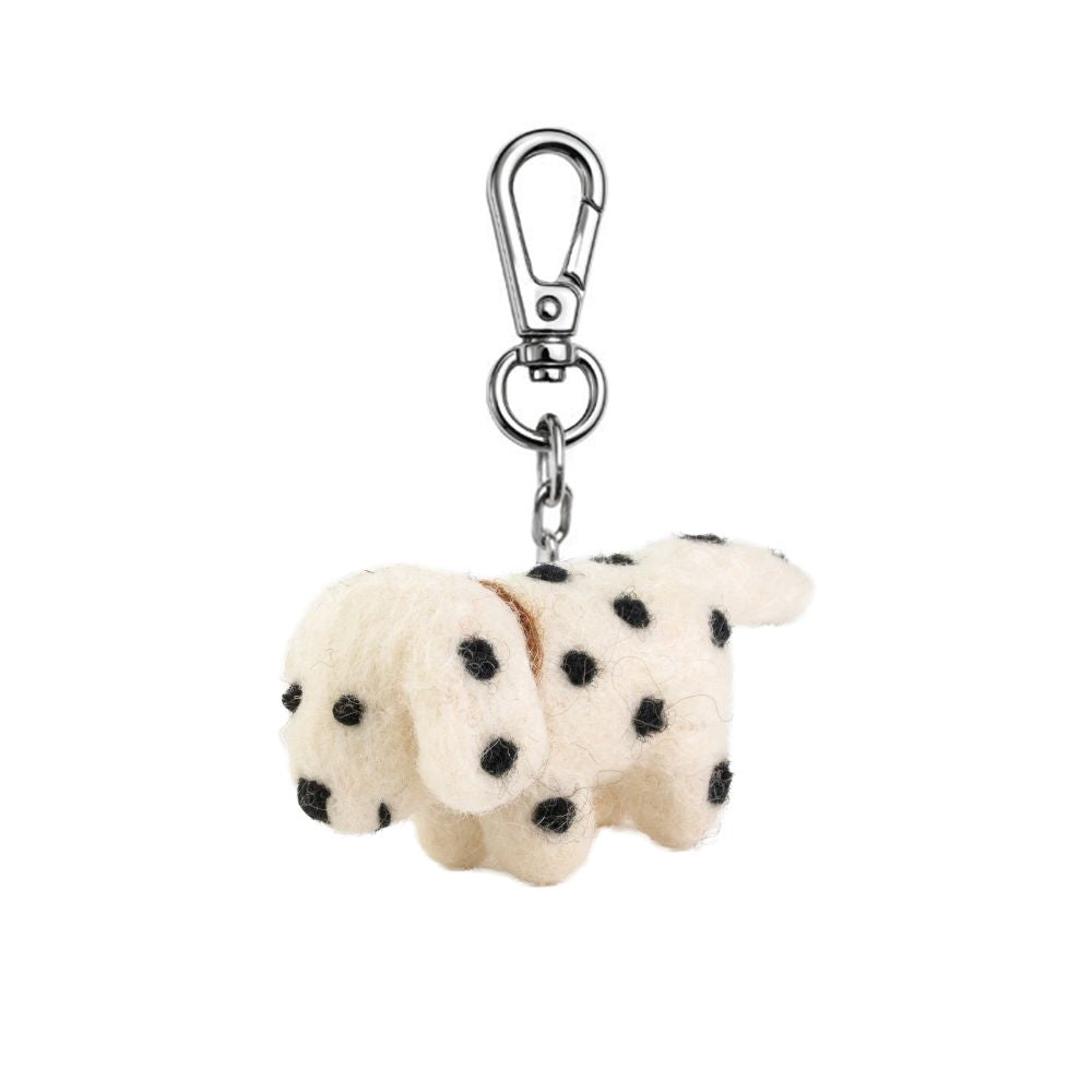 Key Chain-Felt Dog Spot