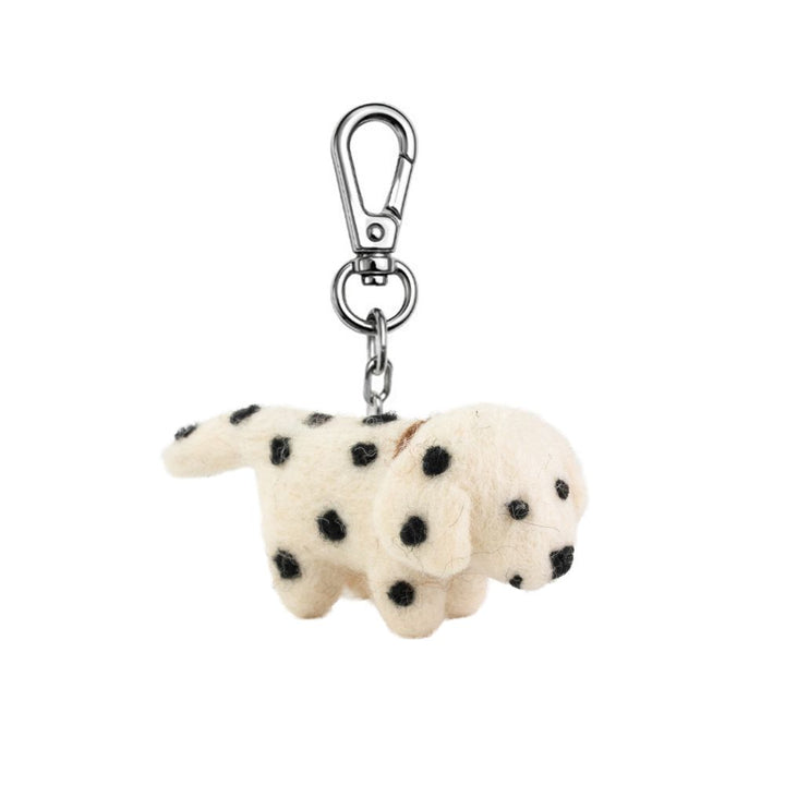 Key Chain-Felt Dog Spot