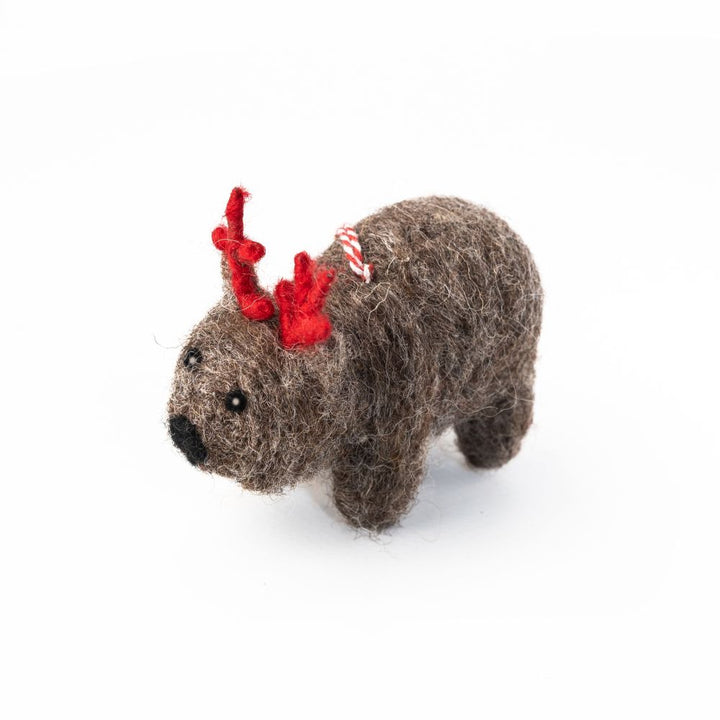 Wally The Wombat - Felt Charity Decoration