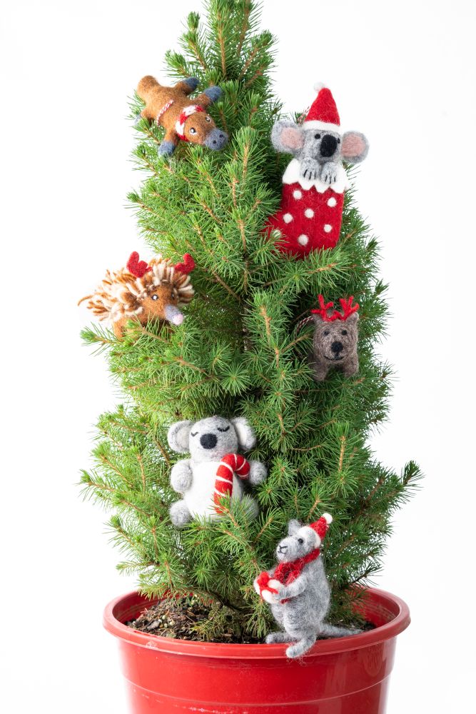 Wally The Wombat - Felt Charity Decoration