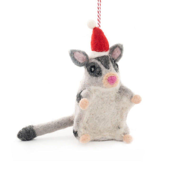 Sarah the Sugar Glider - felt  charity decoration