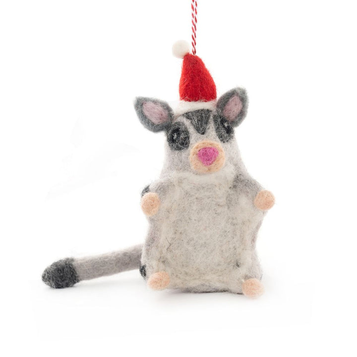 Sarah the Sugar Glider - felt  charity decoration