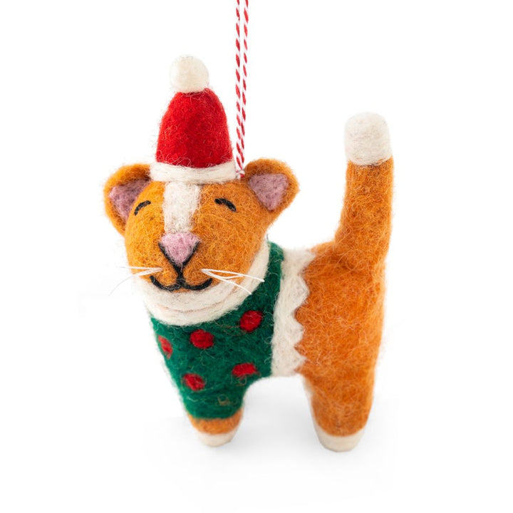 Gemma The Ginger Cat -Felt Charity Decoration