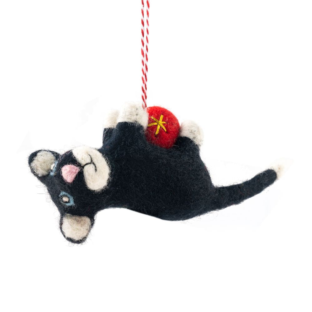 Bella The Black Cat - Felt Charity Decoration