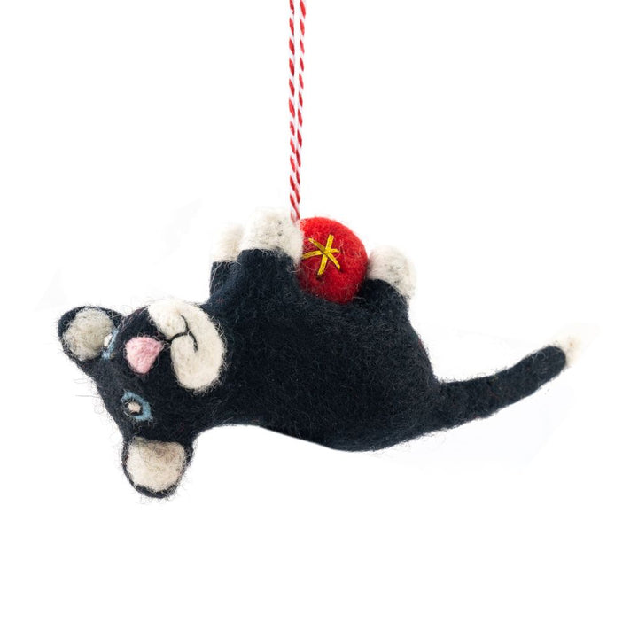 Bella The Black Cat - Felt Charity Decoration