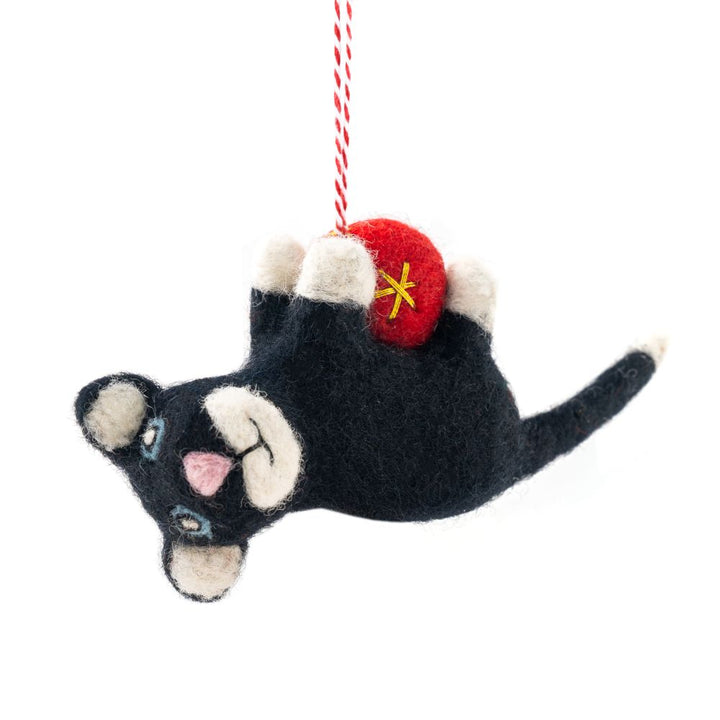 Bella The Black Cat - Felt Charity Decoration