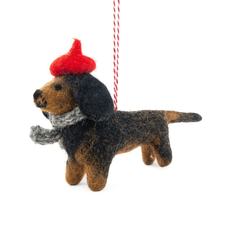 Diva The Dachshund - Felt Charity Decoration