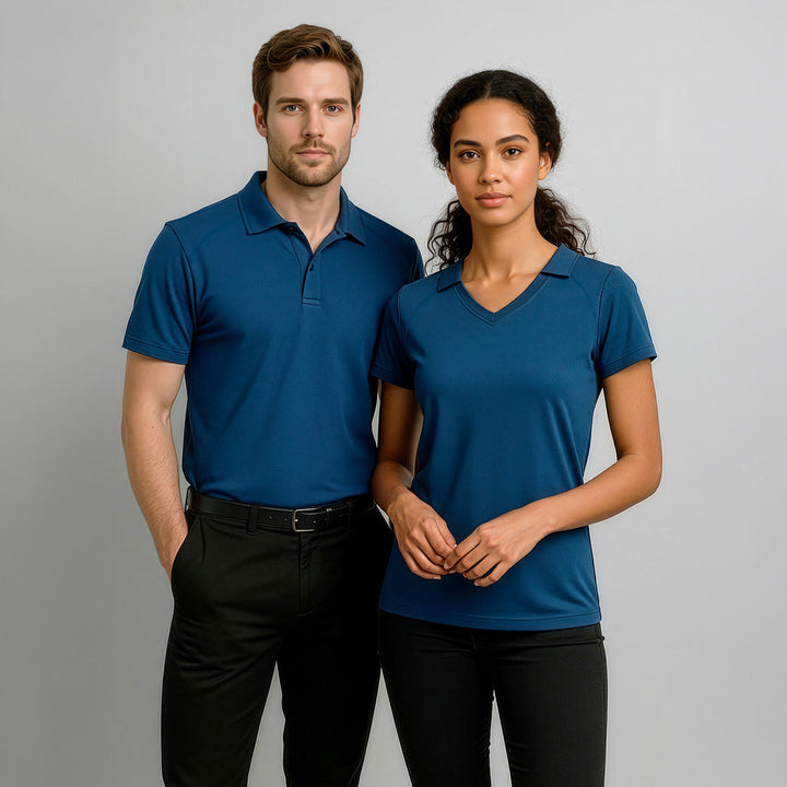 P011MS - Mens Fashion Biz Byron Short Sleeve Polo