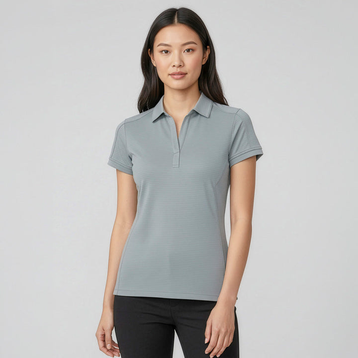 P706LS - Womens Fashion Biz Profile Short Sleeve Polo