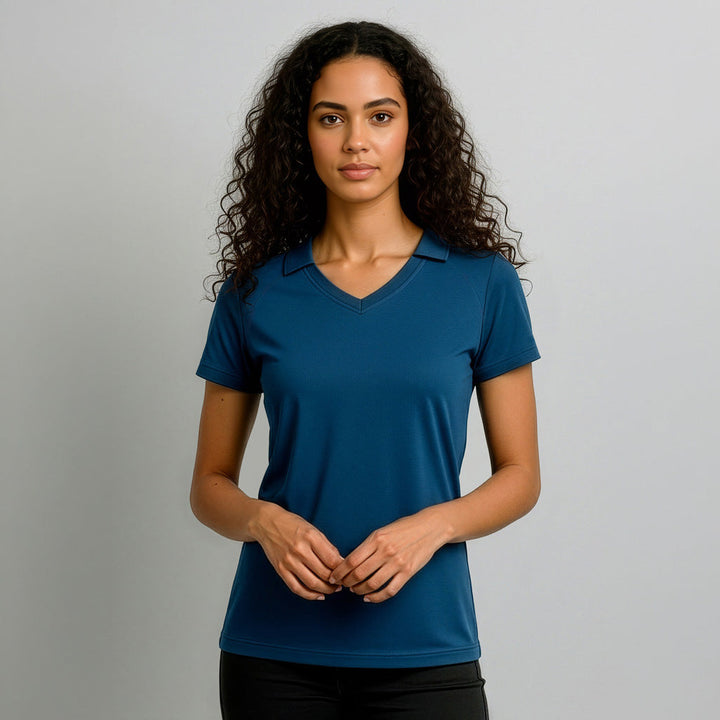 P011LS - Womens Fashion Biz Byron Short Sleeve Polo