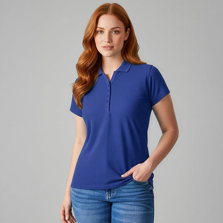 P400LS - Womens Fashion Biz Crew Polo