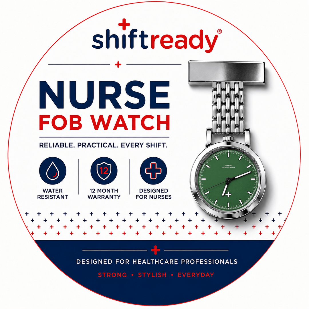 Shift Ready Metal Fob Watch - Green