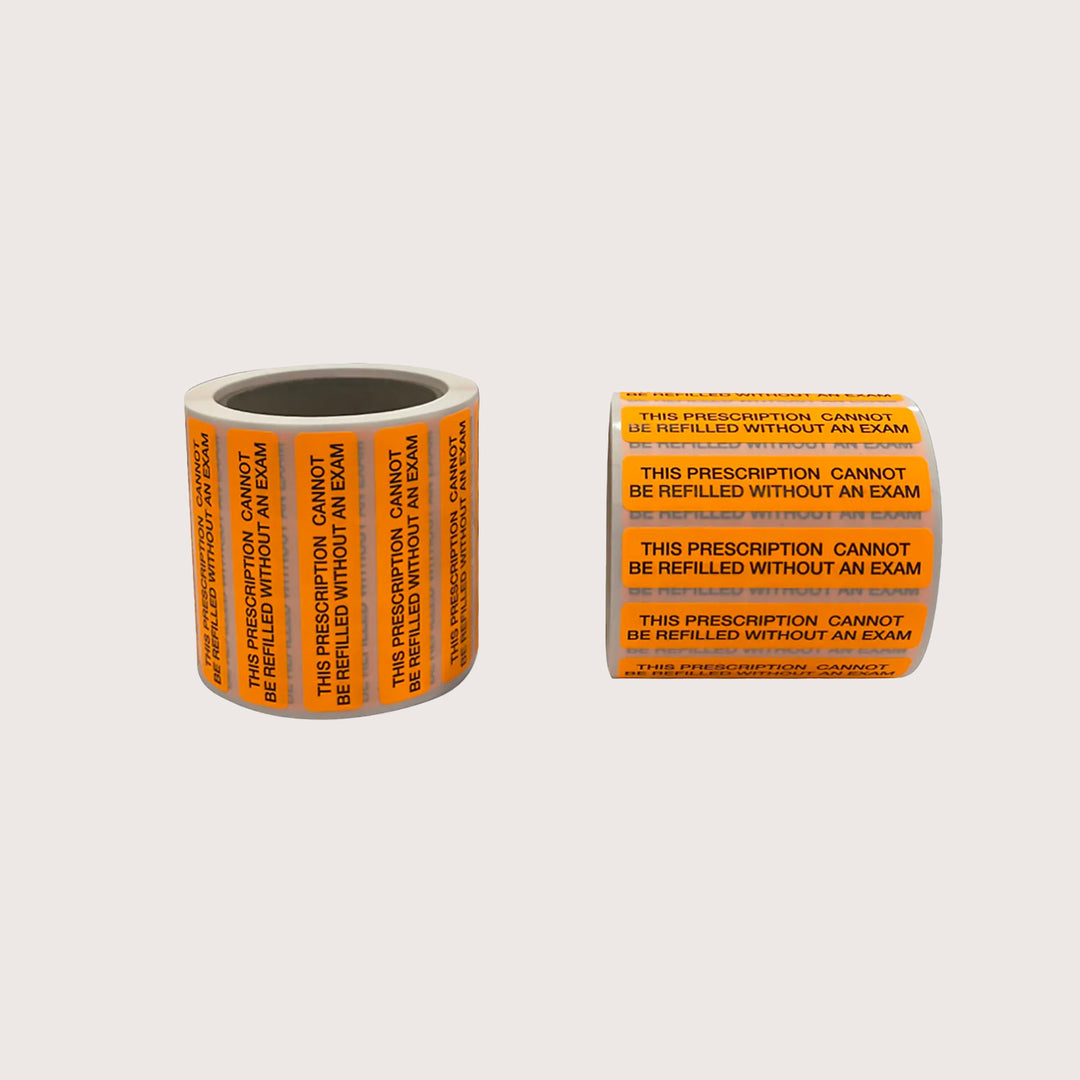 CAUTIONARY STICKER - CS01 This prescription cannot be refilled without an exam