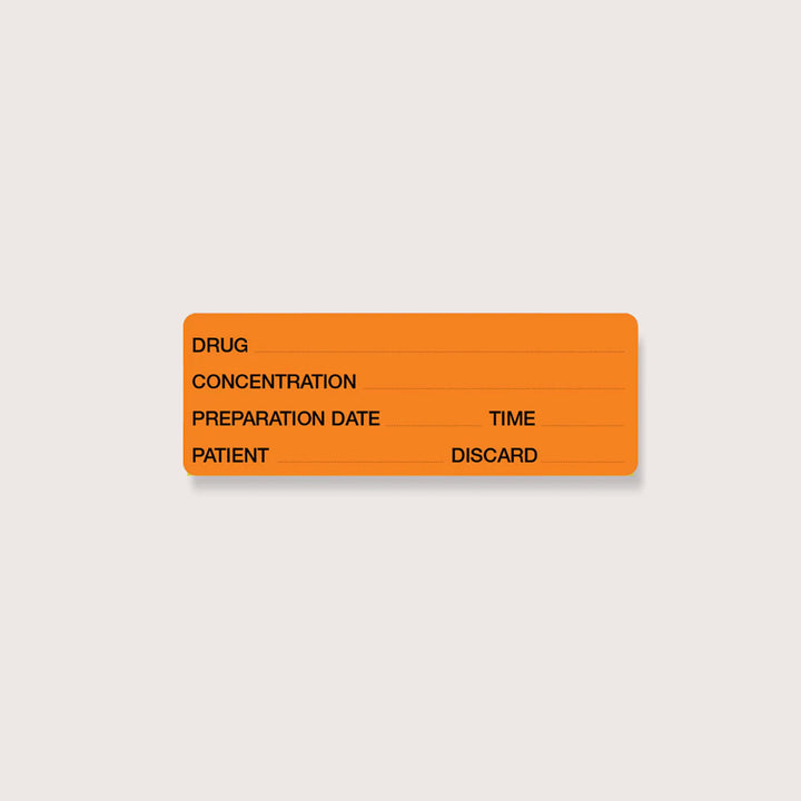 CAUTIONARY STICKER - CS08 Drug / Concentration