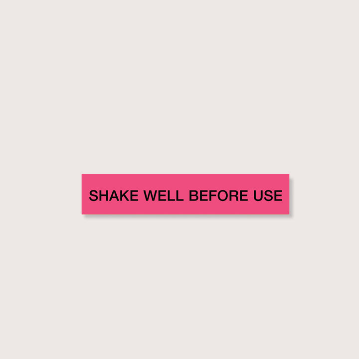 CAUTIONARY STICKER - CS18 Shake Well Before Use