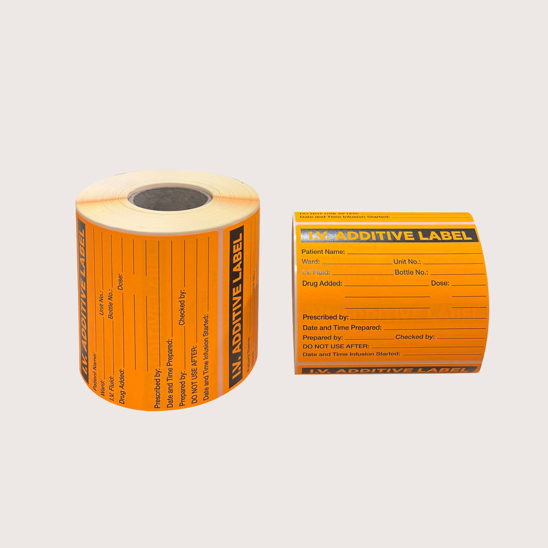 CAUTIONARY STICKER - CS14 I.V. Additive Label