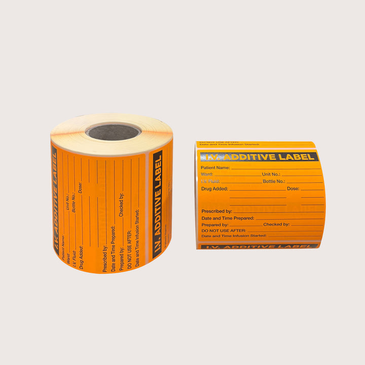 CAUTIONARY STICKER - CS14 I.V. Additive Label