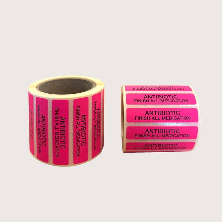 CAUTIONARY STICKER - CS21 Antibiotic Finish All Mediction