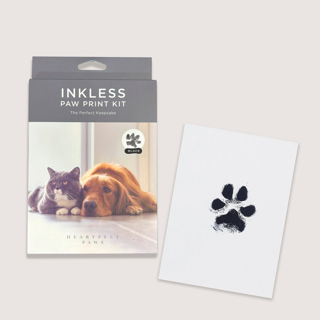 Heartfelt Paws Inkless Pawprint Keepsake - Black