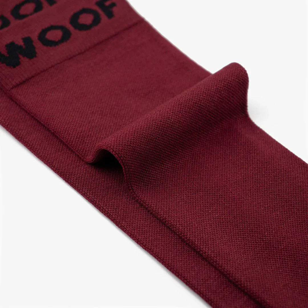 Dr Woof Compression Socks - Burgundy