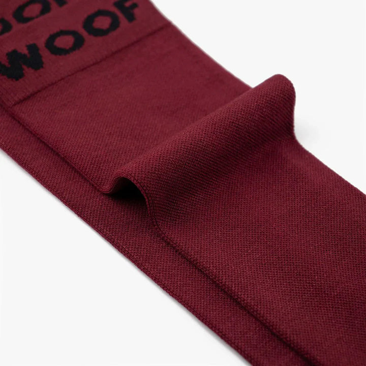 Dr Woof Compression Socks - Burgundy