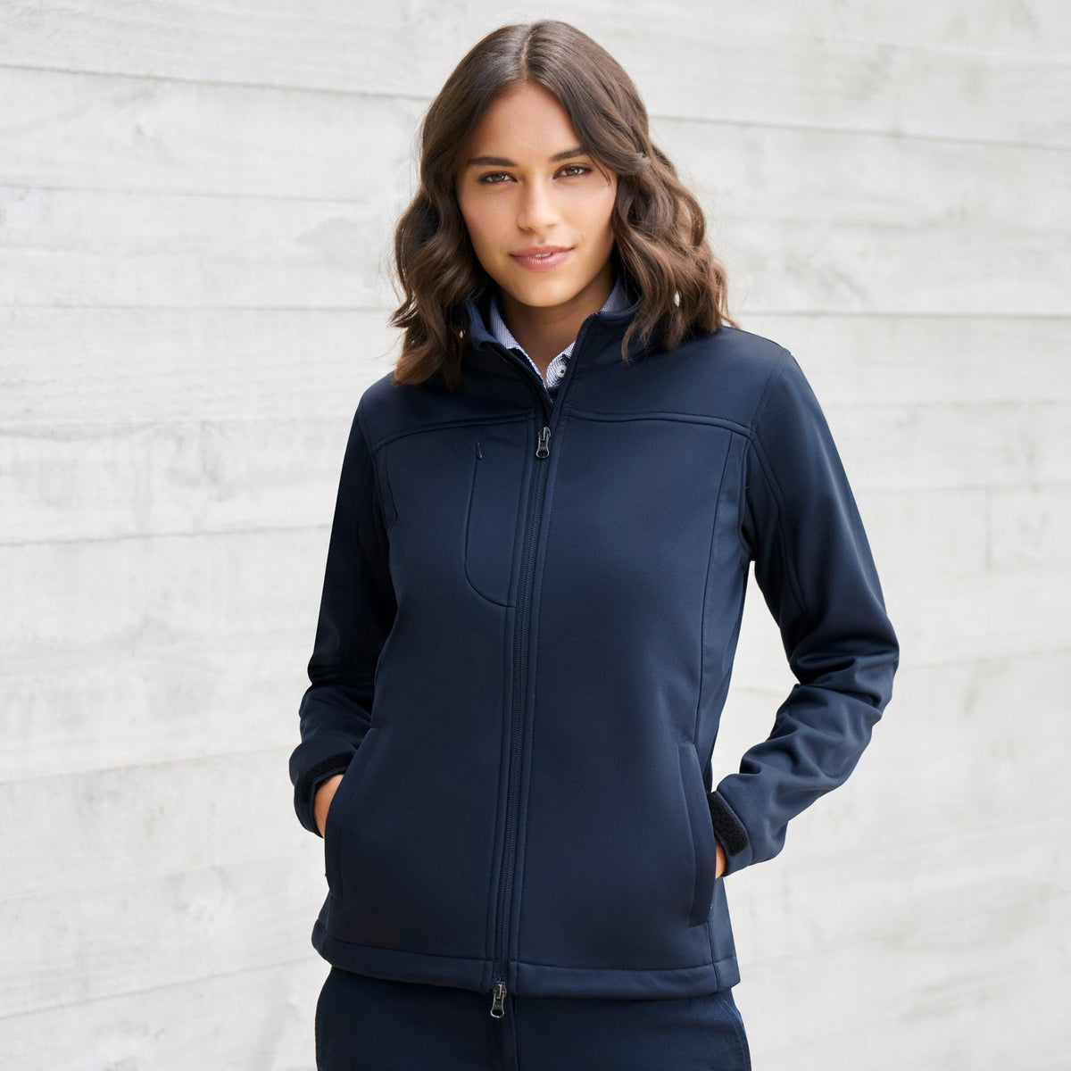 J3825 - Womens Fashion Biz Soft Shell Jacket