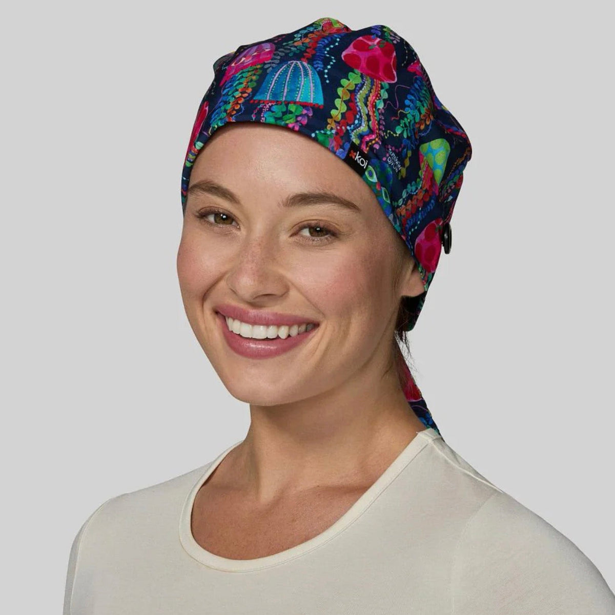 Koi Scrub Cap - Jellyfish Eyes