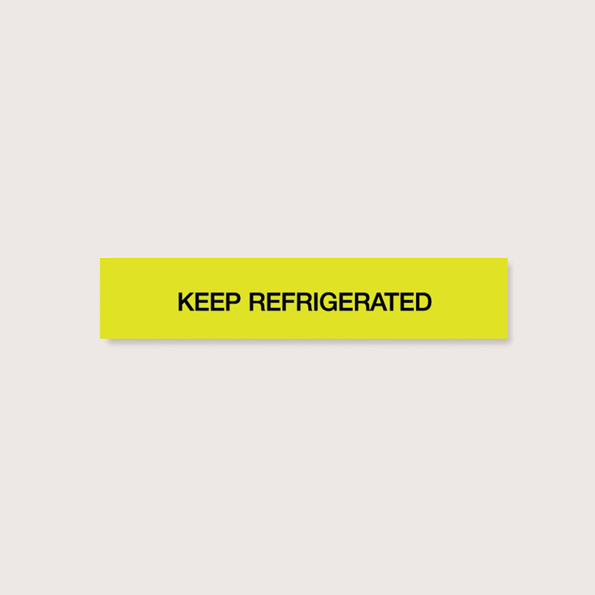 CAUTIONARY STICKER - CS09 Keep Refrigerated