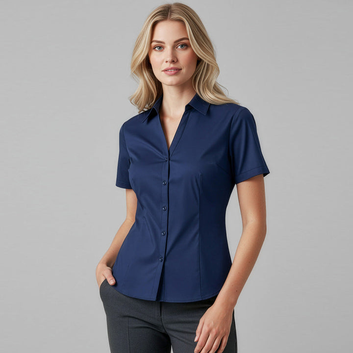 LB7301 - Womens Fashion Biz Metro Shirt Short Sleeve
