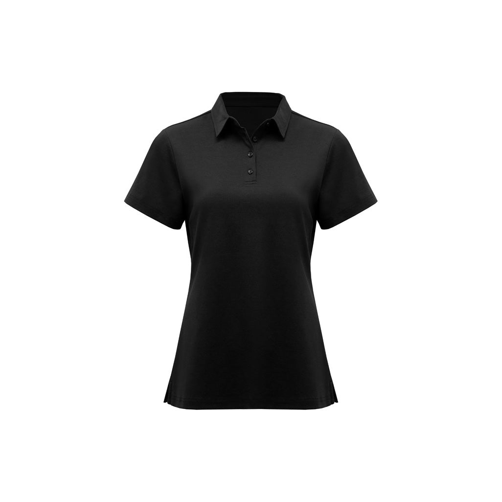 P515LS - Womens Fashion Biz Lotus Short Sleeve Polo
