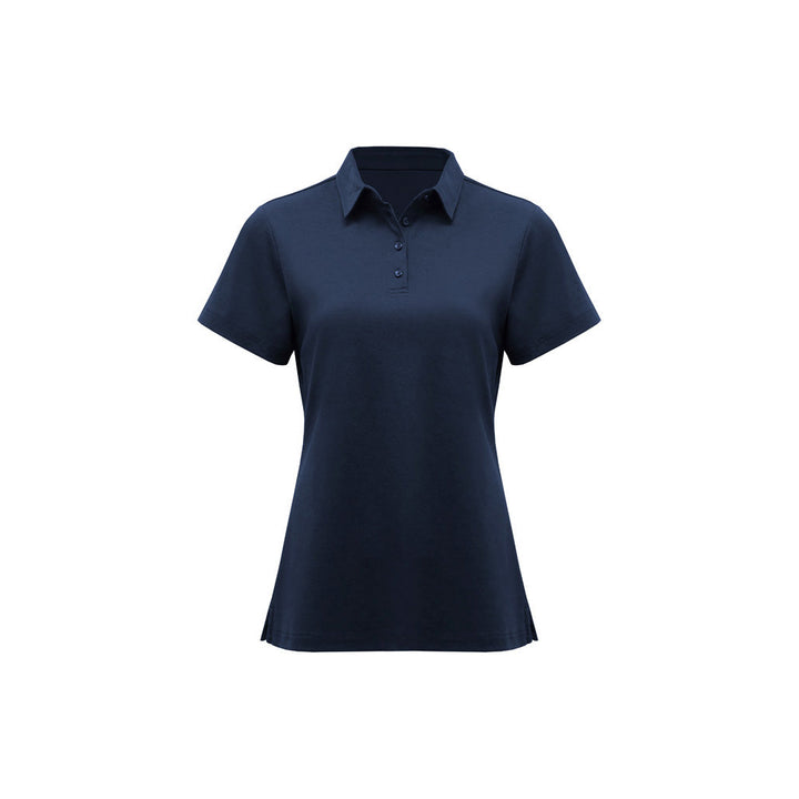 P515LS - Womens Fashion Biz Lotus Short Sleeve Polo