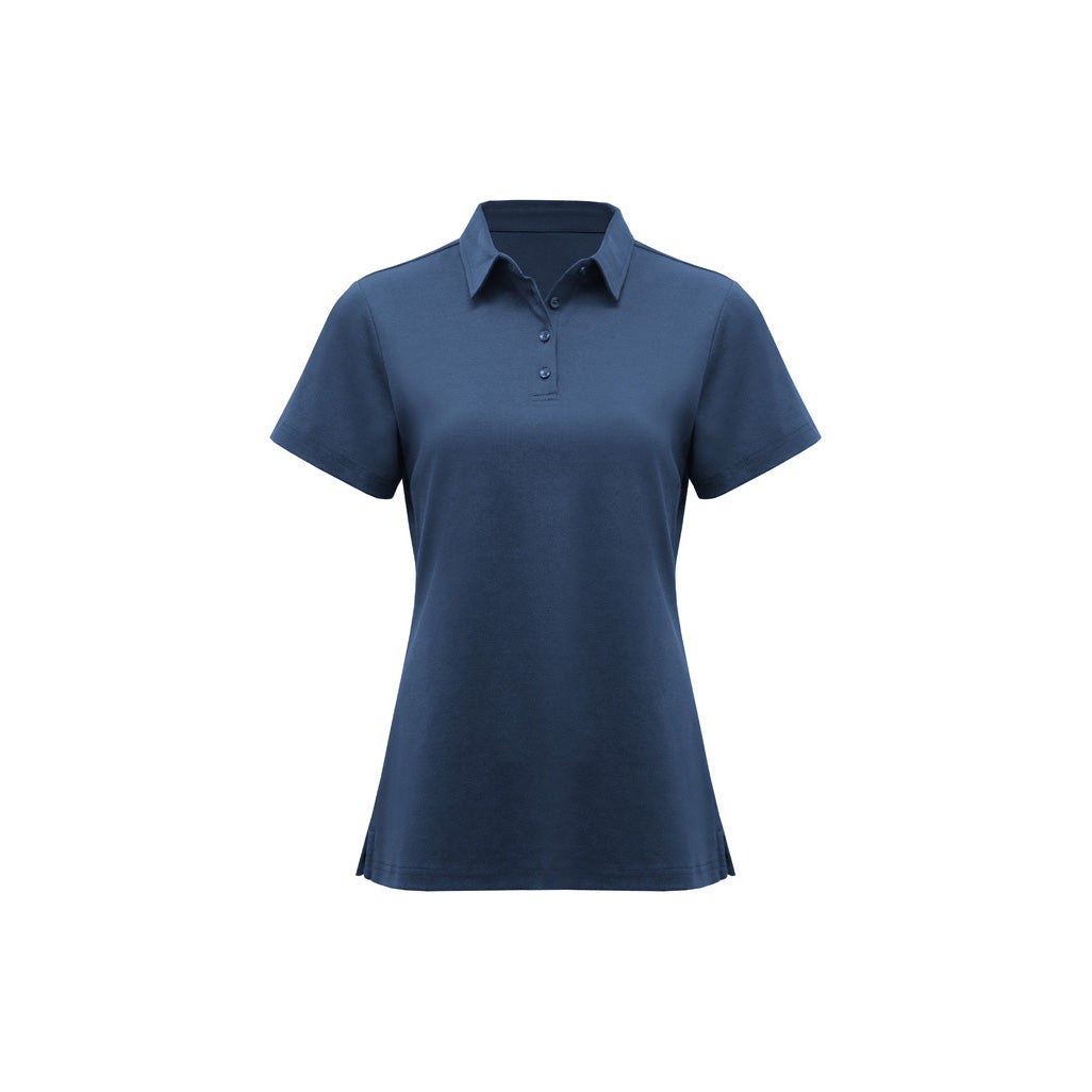 P515LS - Womens Fashion Biz Lotus Short Sleeve Polo
