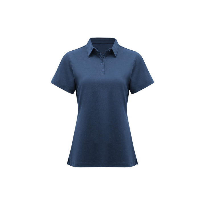 P515LS - Womens Fashion Biz Lotus Short Sleeve Polo