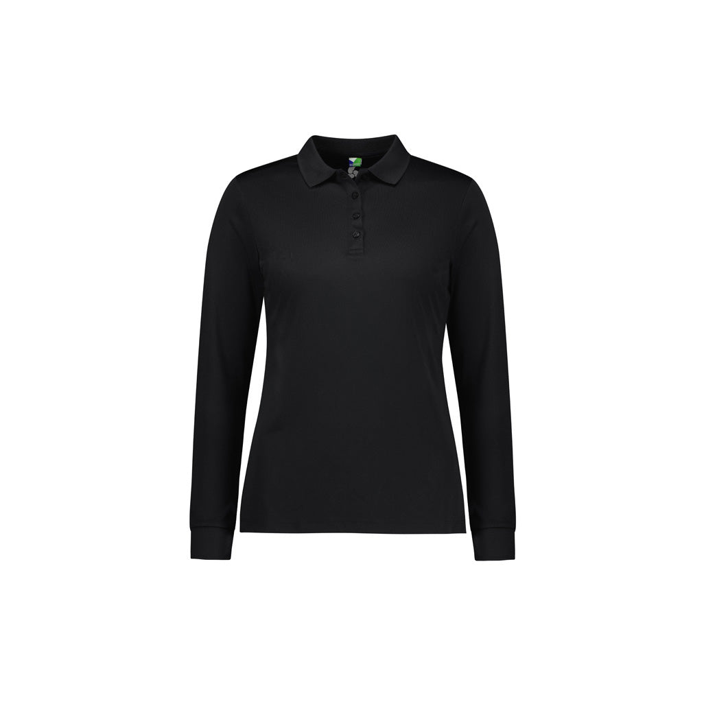 P206LL - Womens Fashion Biz Action Long Sleeve Polo