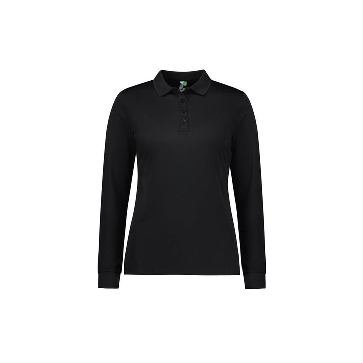 P206LL - Womens Fashion Biz Action Long Sleeve Polo