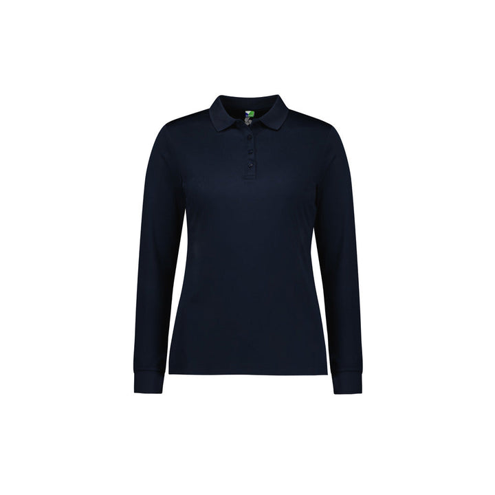 P206LL - Womens Fashion Biz Action Long Sleeve Polo