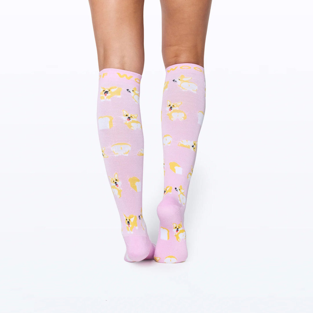 Dr Woof Compression Socks - Loafing Corgis