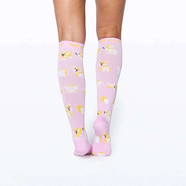 Dr Woof Compression Socks - Loafing Corgis