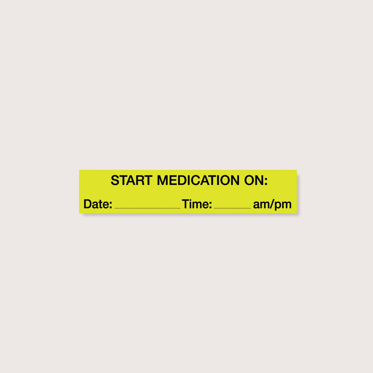 CAUTIONARY STICKER - CS24 Start Medication On
