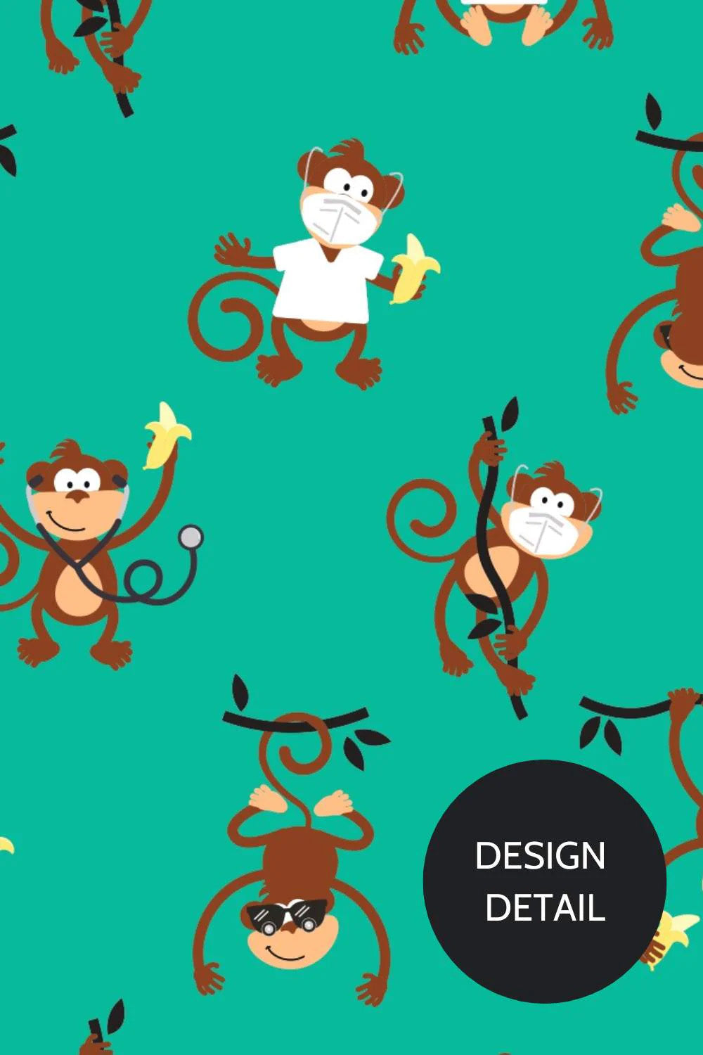 Dr Woof Compression Socks - Monkeying Around