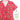 CATUXV - Womens NNT Xmas Gingerbread Surfer Print Scrub Top - Hot Pink