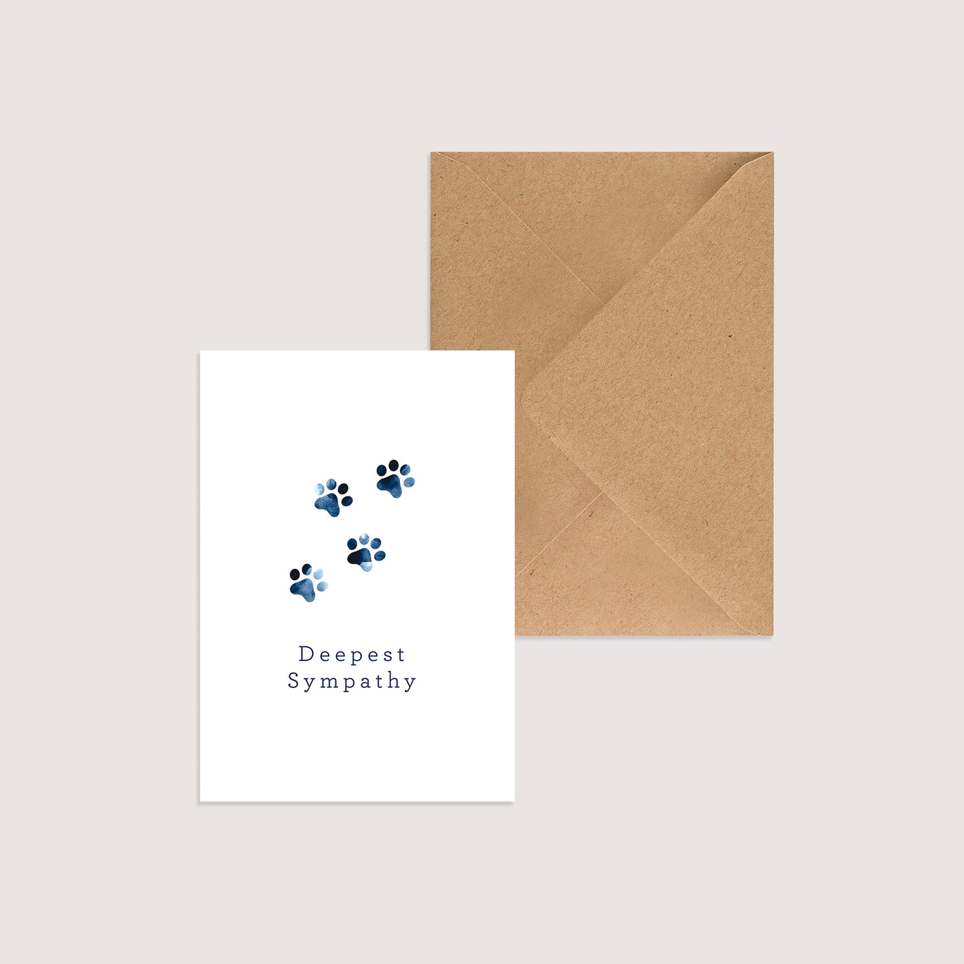 Sympathy Notecard 1 - Deepest Sympathy